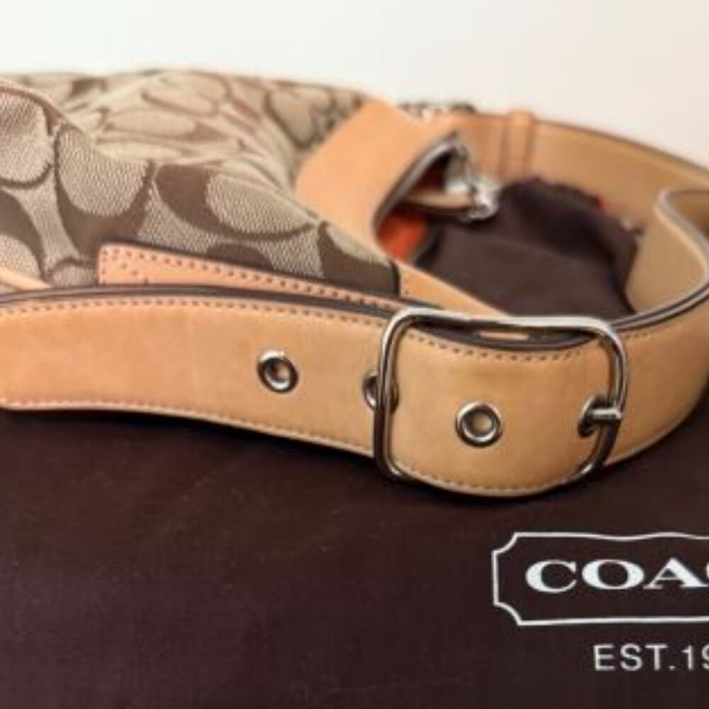 Vintage Coach Signature Shoulder/Crossbody Bag - Picture 5 of 6